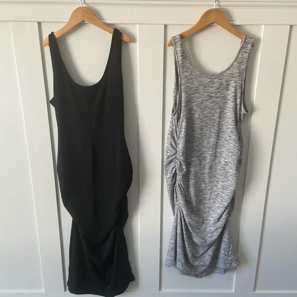 Liz Lange and Old Navy Maternity Ruched Dresses - Picture 2 of 8